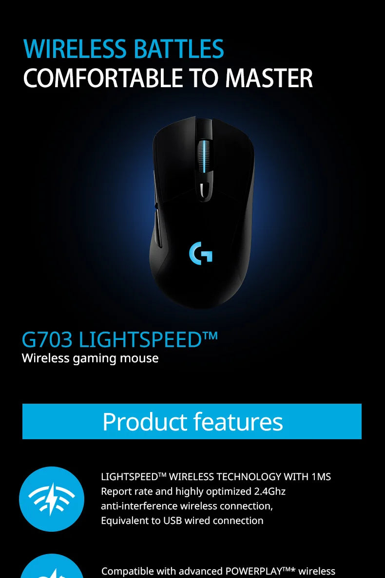 Logitech G703 Lightspeed Mouse