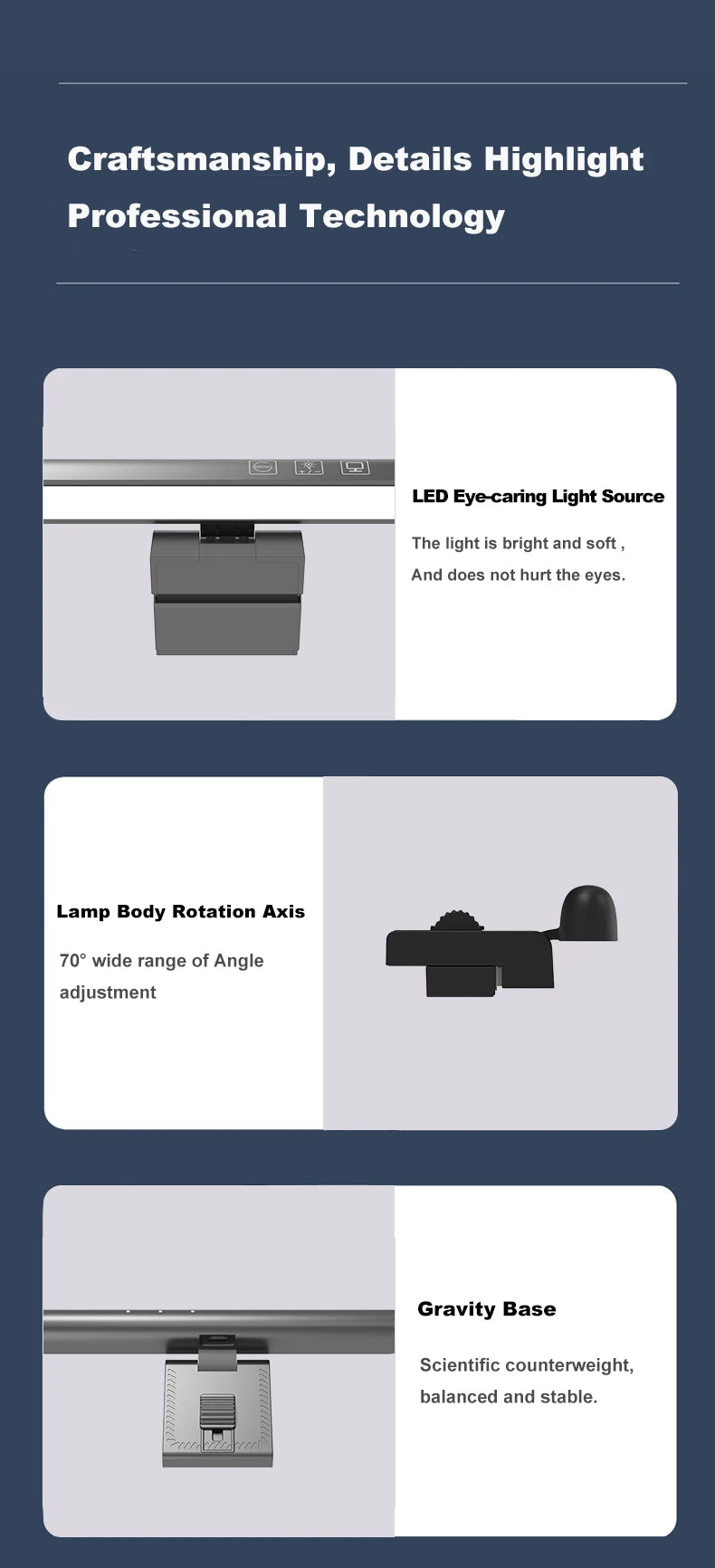 LED Computer Monitor Light Bar