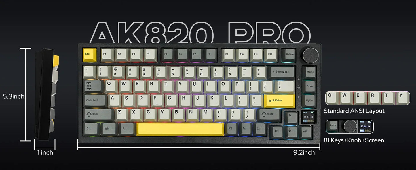 Ajazz AK820 Pro KeyBoard